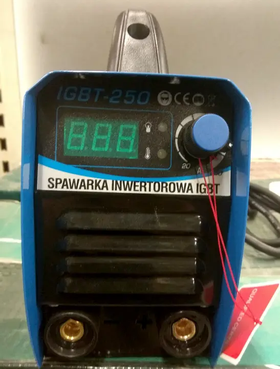 Foto dell’avviso ufficiale: Bestcraft, Kraft Dele Spawarka Inwertorowa IGBT Saldatore inverter — rischio: Ustioni & Scossa elettrica