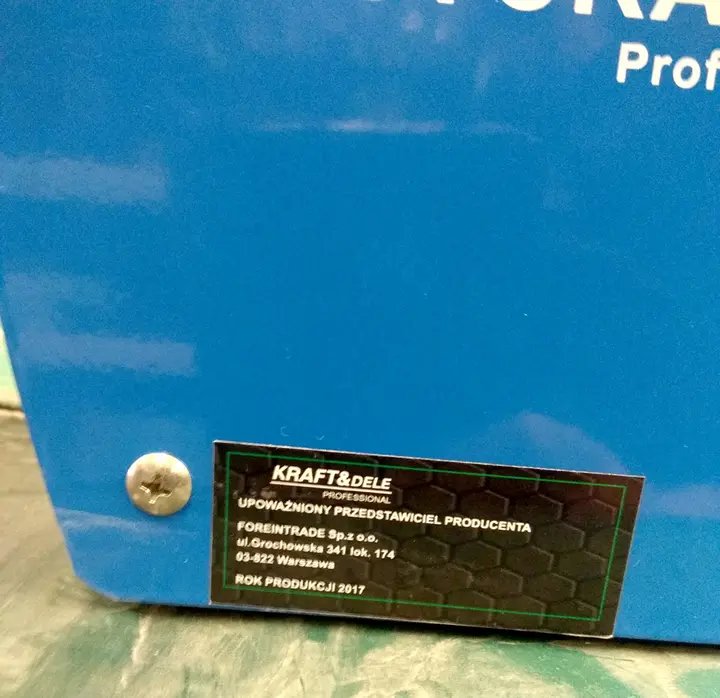 Foto dell’avviso ufficiale: Bestcraft, Kraft Dele Spawarka Inwertorowa IGBT Saldatore inverter — rischio: Ustioni & Scossa elettrica
