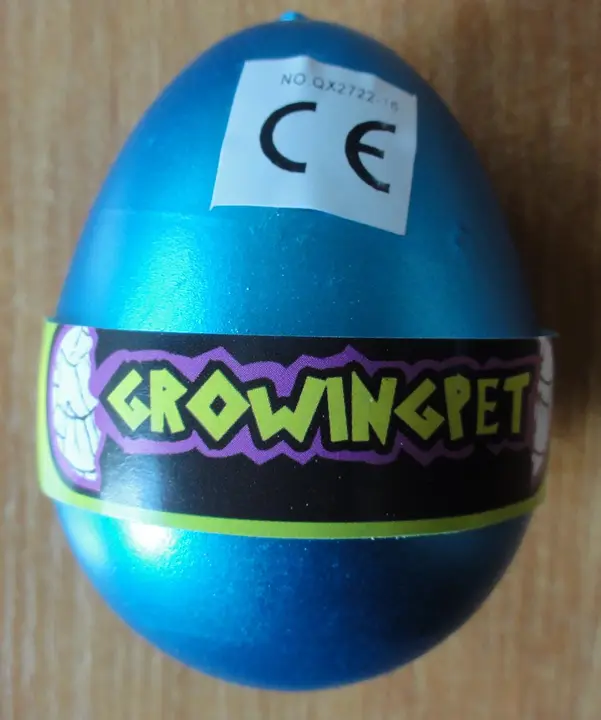 Foto do aviso oficial: Tasso Fairy Egg / Growing Pet Brinquedo expansível — risco: Engasgamento & Ferimentos
