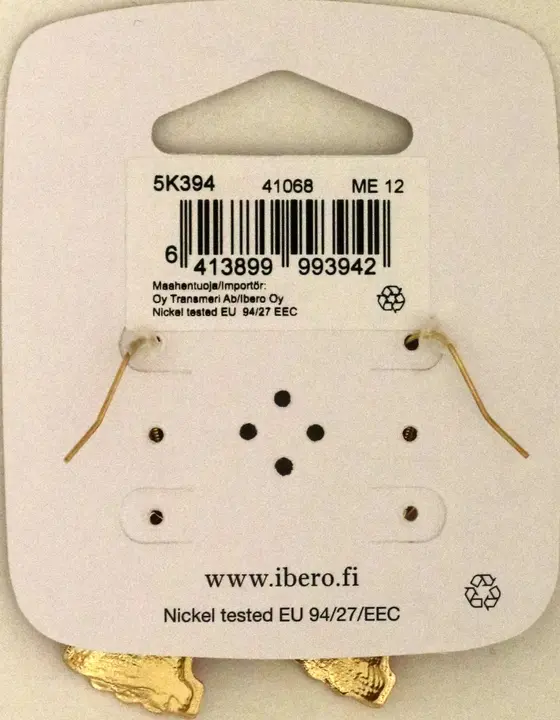 Foto dell’avviso ufficiale: Ibero Orecchini — rischio: Rischio chimico (A12/00051/19)