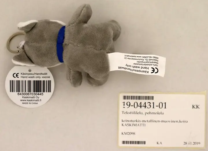 Foto do aviso oficial: Kaskimatti Brinquedos macios com chaveiro — risco: Engasgamento