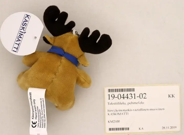 Foto do aviso oficial: Kaskimatti Brinquedos macios com chaveiro — risco: Engasgamento