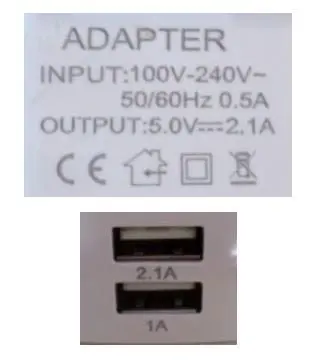 Foto dell’avviso ufficiale: XEDAIN 2 USB ports fast charging adapter Caricabatterie USB — rischio: Scossa elettrica