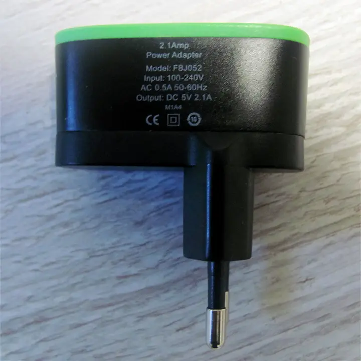 Foto do aviso oficial: Belkin 2-PORT HOME CHARGER+ Carregador USB — risco: Choque elétrico