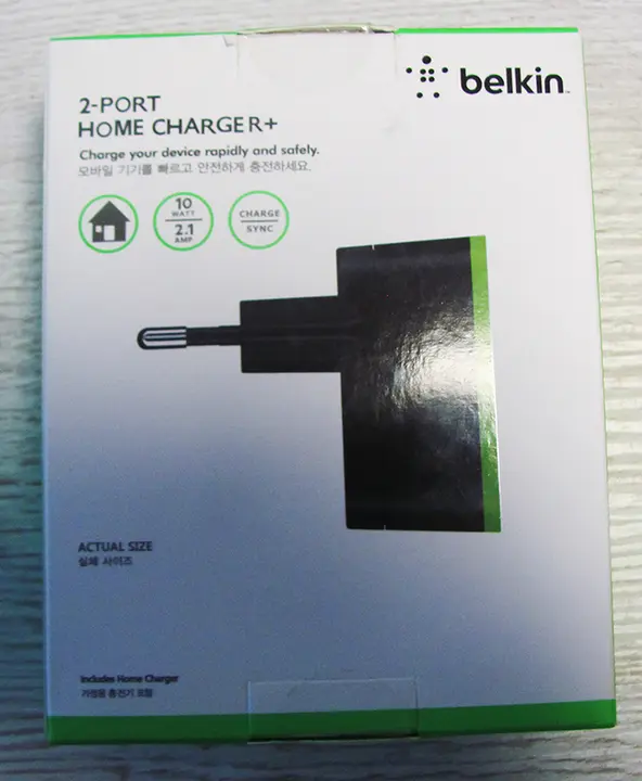 Foto do aviso oficial: Belkin 2-PORT HOME CHARGER+ Carregador USB — risco: Choque elétrico