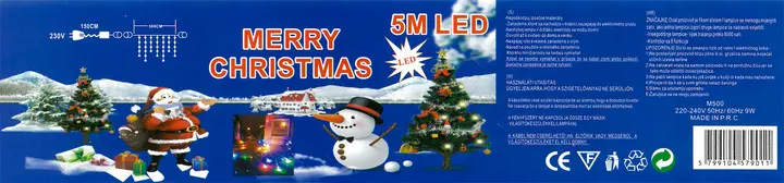 Photo de l’avis officiel: MERRY CHRISTMAS 5M LED Chaîne d’éclairage — risque: Étouffement & Choc électrique