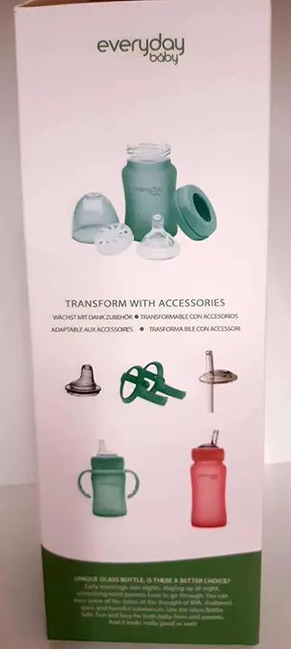 Foto dell’avviso ufficiale: Everyday baby Glass &amp; Straw Bottle Biberon per bambini — rischio: Lesioni