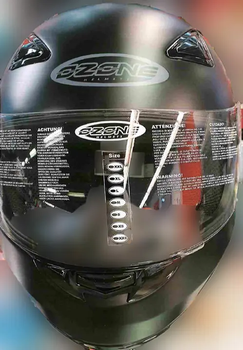 Photo de l’avis officiel: Ozone Casque de moto — risque: Blessures