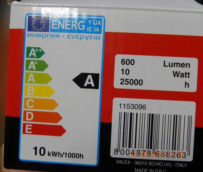 Foto aus der offiziellen Meldung: valex Proiettore LED Easy LED-Lampe — Risiko: Elektrischer Schlag & Feuer