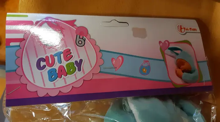 Photo from the official notice: Toi Toys Cute baby soft toy — choking risk