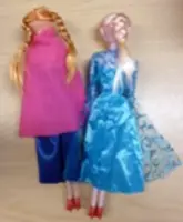 Photo de l’avis officiel: Disney Disney Frozen Elsa Anna Dolls Plush Toys Princess girls Action Toy Figures for kids birthday gift Poupé — risque: Risque chimique