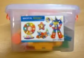 Foto dell’avviso ufficiale: QBW Magical Magnet - Magnetic Blocks Magnetic Designer Building Construction Toys Set Giocattolo magnetico — rischio: Lesioni