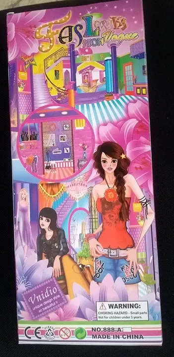 Foto do aviso oficial: Vogue Girl Boneca de plástico com acessórios — risco: Químico