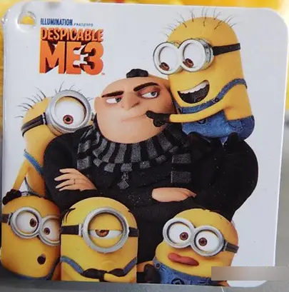 Foto do aviso oficial: Despicable ME3 Brinquedo macio — risco: Engasgamento