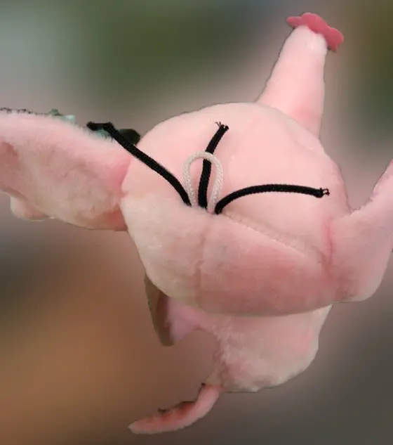 Photo from the official notice: Jumbo soft filled pink elephant soft-filled toy — choking risk