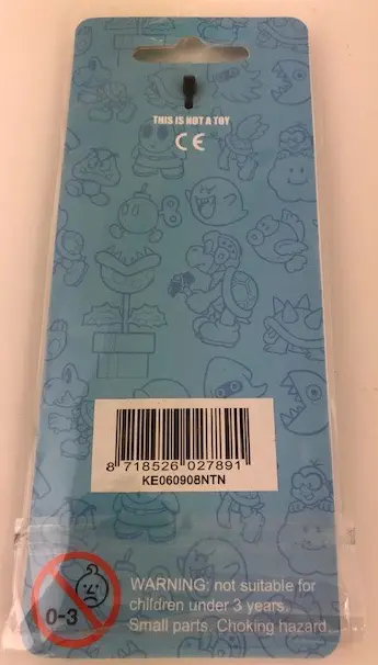 Photo de l’avis officiel: Nintendo Super Mario Key Ring Porte-clés — risque: Risque chimique