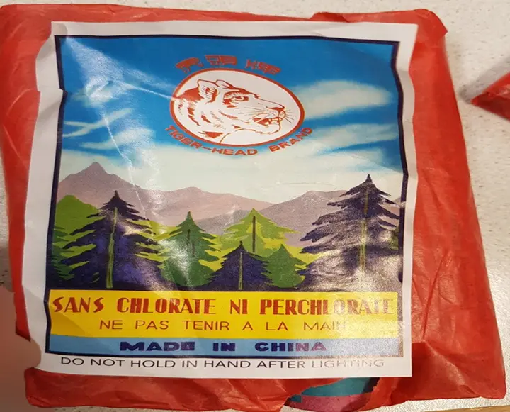 Foto aus der offiziellen Meldung: Funke Funke China-Böller D Feuerwerk — Risiko: Gehörschaden