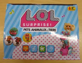 Foto do aviso oficial: LOL Surprise! Boneca de plástico com acessórios — risco: Químico
