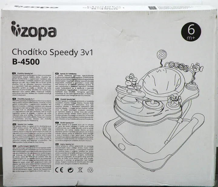 Photo de l’avis officiel: ZOPA CHODÍTKO SPEEDY 3v1 Marchette pour bébé — risque: Blessures