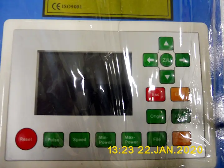 Foto aus der offiziellen Meldung: Lasergraviermaschine — Risiko: Sehschaden (A12/00352/20)