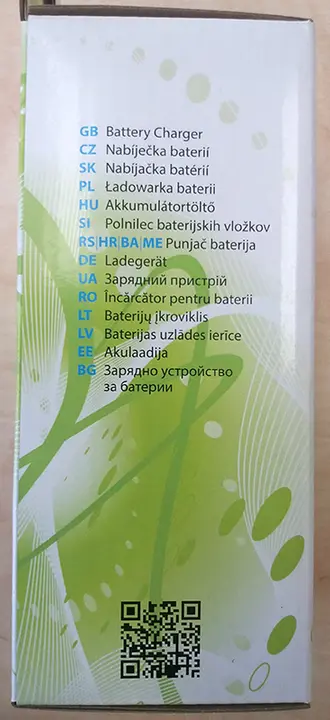 Photo from the official notice: EMOS Battery Charger — electric shock risk