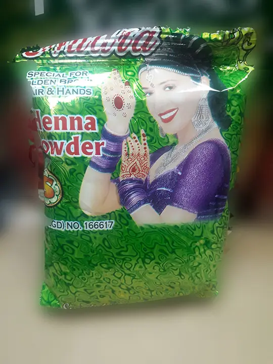 Photo de l’avis officiel: Special Nadra Henna Powder, Special For Golden Brown Hair &amp; Hands Poudre de henné — risque: Risque microbiologique