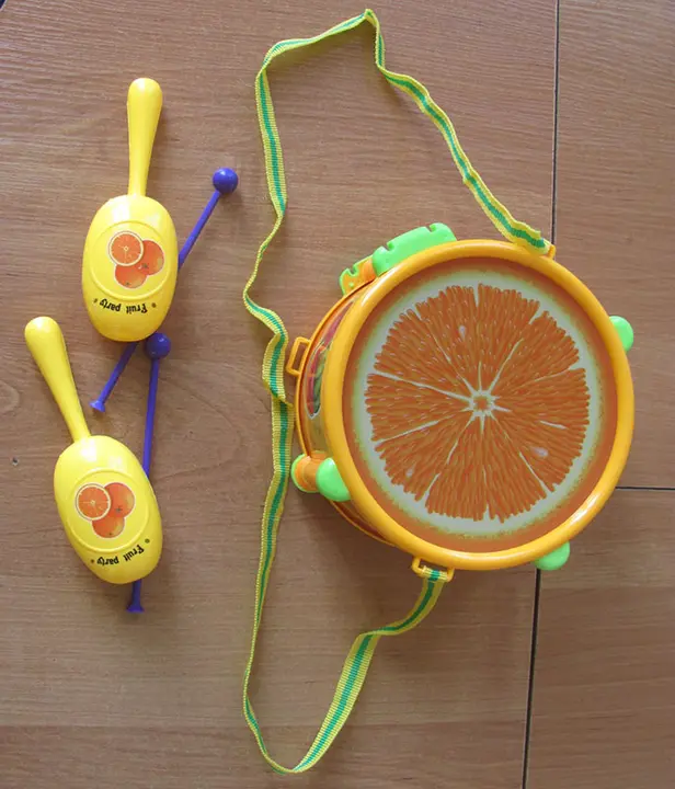 Photo from the official notice: Fruit Percussion toy musical instrument — choking & strangulation risk