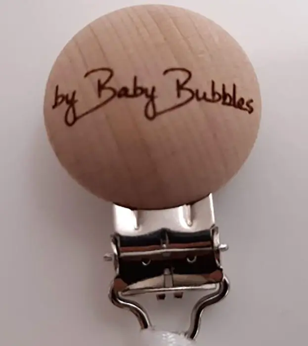 Photo de l’avis officiel: by Baby Bubbles Pacifier Clip Support de sucette — risque: Étouffement