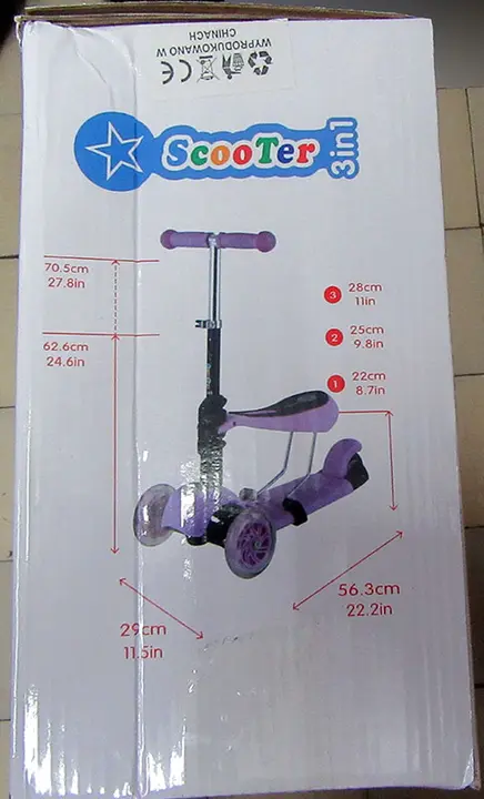 Photo from the official notice: ScooTer 3in1 toy scooter — injuries risk (A12/00410/20)