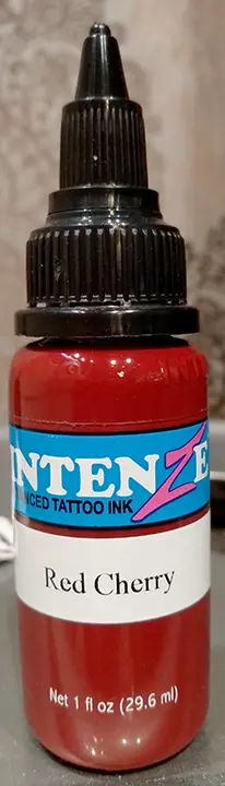 Photo de l’avis officiel: Intenze RED CHERRY Encre de tatouage — risque: Risque chimique