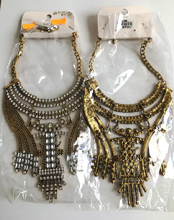 Photo de l’avis officiel: Ensemble de bijoux — risque: Risque chimique (A12/00518/20)