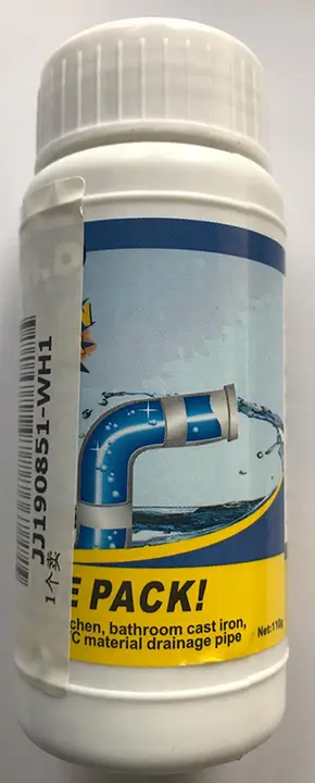 Photo from the official notice: Wild Tornado Sink and Drain Cleaner — chemical risk