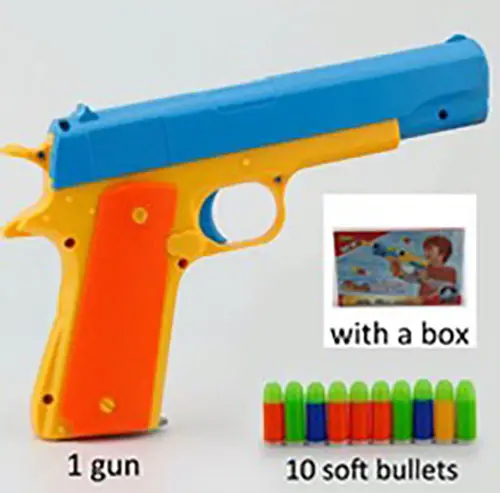 Photo de l’avis officiel: Cool Superpower Soft Gun Pistolet à jouets — risque: Blessures