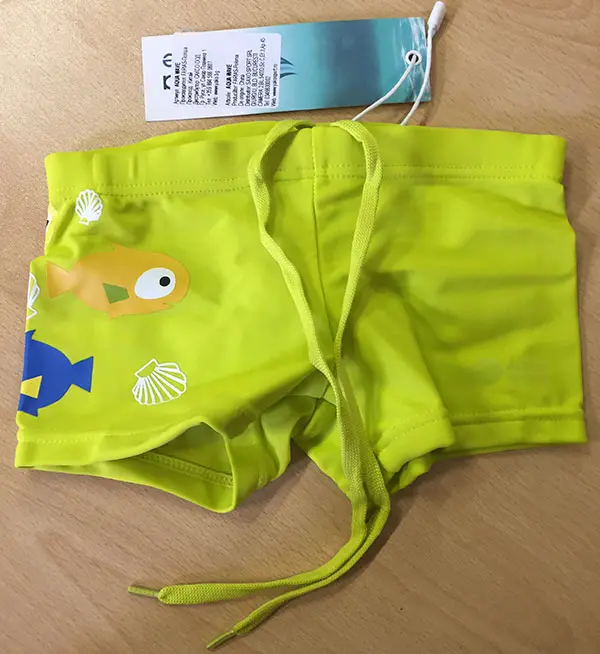Photo de l’avis officiel: Aqua wave SEA BOY KIDS Maillots de bain pour enfants — risque: Blessures