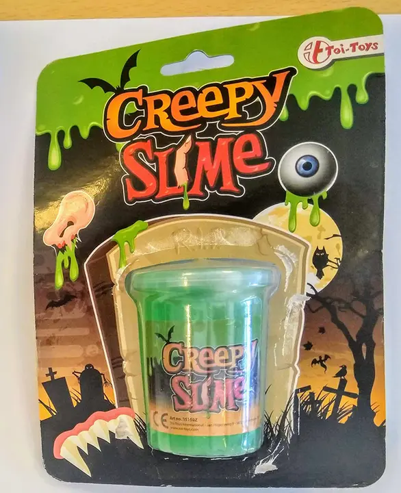 Photo de l’avis officiel: Toi Toys Creepy Slime Jouet Slime — risque: Risque chimique