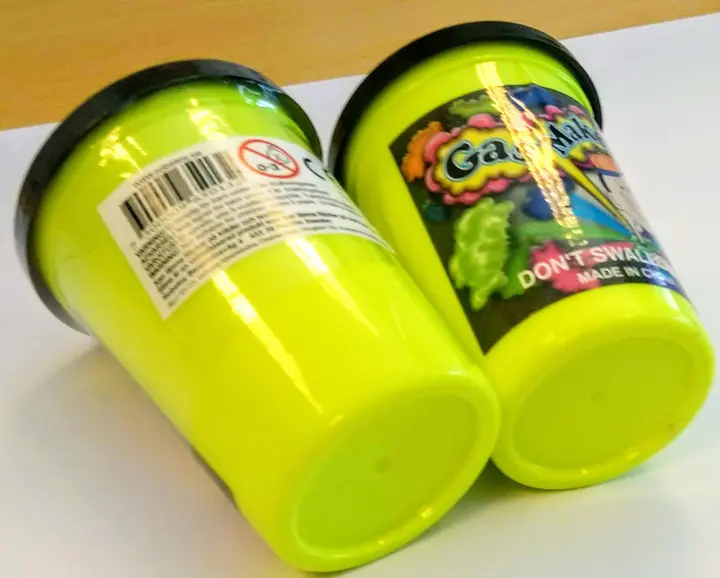 Photo de l’avis officiel: Gas Maker Jouet Slime — risque: Risque chimique