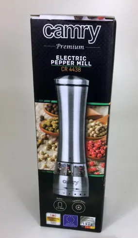 Photo from the official notice: Camry Electric Pepper Mill — environment risk
