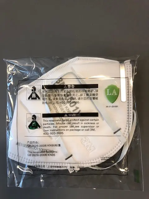 Photo de l’avis officiel: 3M (COUNTERFEIT) Masque de filtre à particules — risque: Risque sanitaire/autre