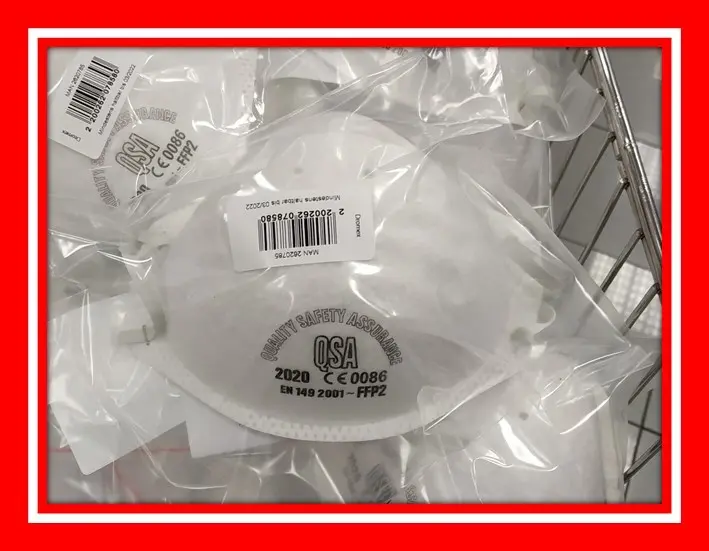 Photo de l’avis officiel: Dromex Protective mask Masque de filtre à particules — risque: Risque sanitaire/autre