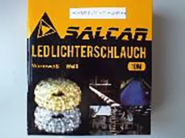 Foto uit de officiële melding: Salcar LED Lichterschlauch LED-lichtslang — risico: Milieu
