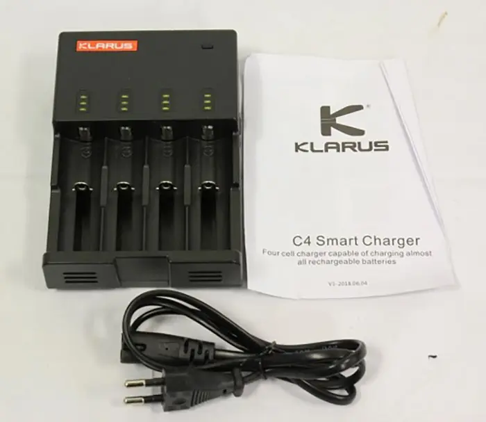 Photo de l’avis officiel: Klarus Smart charger Chargeur de batterie — risque: Choc électrique