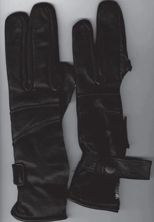 Foto aus der offiziellen Meldung: Engbers Handschuh Leder schwarz Größe XL Schwarze Lederhandschuhe — Risiko: Chemikalie