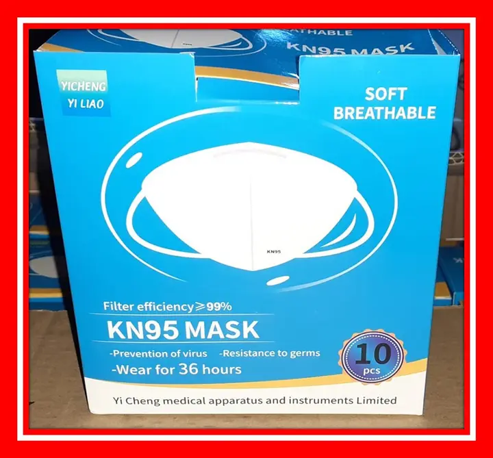 Photo de l’avis officiel: Yicheng Yi Liao KN95 Mask Masque de filtre à particules — risque: Risque sanitaire/autre