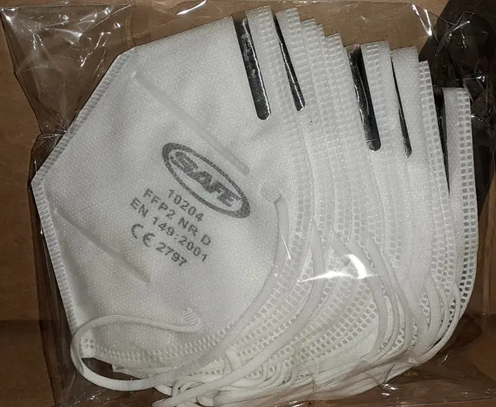 Photo de l’avis officiel: SAFE KN95 MASK Masque de filtre à particules — risque: Risque sanitaire/autre