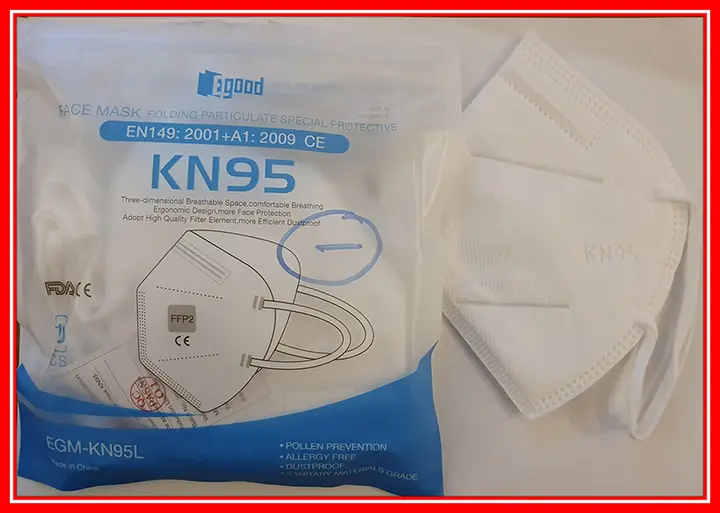 Photo de l’avis officiel: E GOOD KN95 Masque de filtre à particules — risque: Risque sanitaire/autre