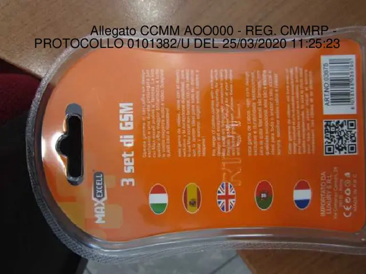 Foto do aviso oficial: maxexcell Adaptador — risco: Choque elétrico