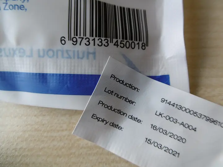 Photo de l’avis officiel: LexusLance FFP2 Masque de filtre à particules — risque: Risque sanitaire/autre