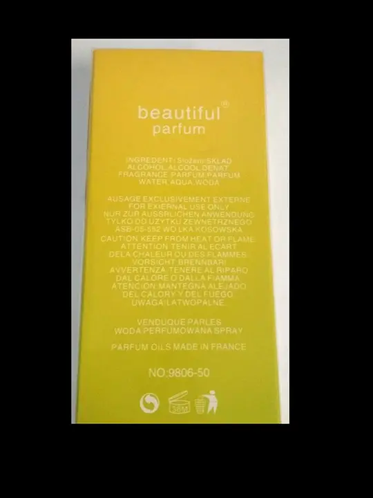 Photo de l’avis officiel: Beautiful parfum FAMA — risque: Risque chimique