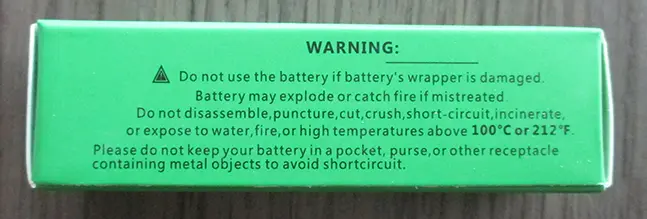 Photo de l’avis officiel: VTC6 Batterie pour e-cigarettes — risque: Brûlures & Incendie