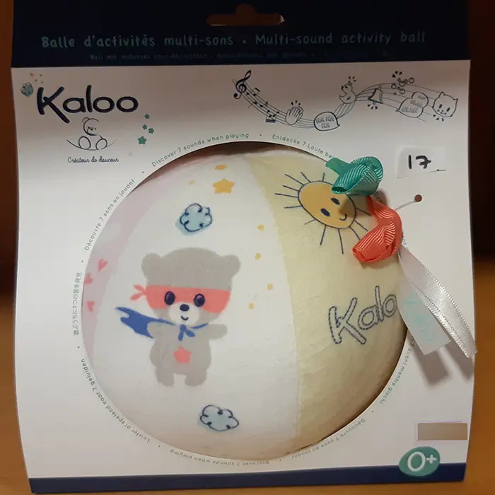 Photo de l’avis officiel: KALOO Multi sound activity ball Jouet d’activité multi-son — risque: Étouffement